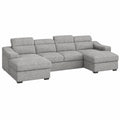 Canapé convertible, en velours, coloris gris, pour le salon ou la chambre d’amis